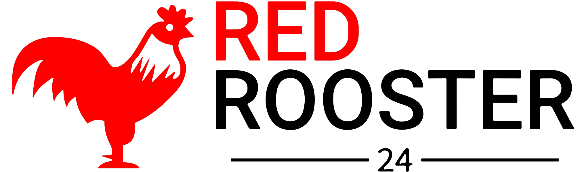 Latest red rooster logo